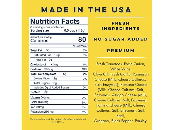 (6 Pack) Yo Mama's Four Cheese Sauce