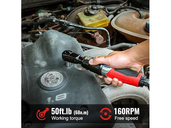 WORKPRO 3/8" Air Ratchet Wrench