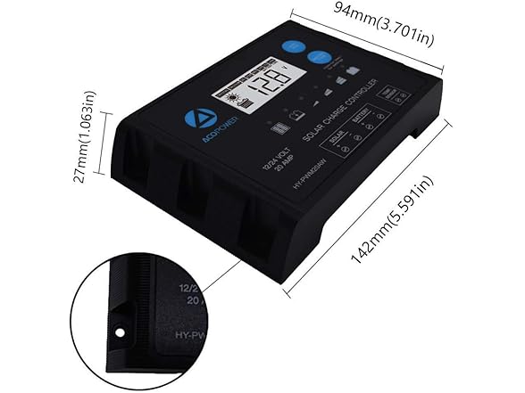 ACOPOWER 100 Watt Solar Panel Kit
