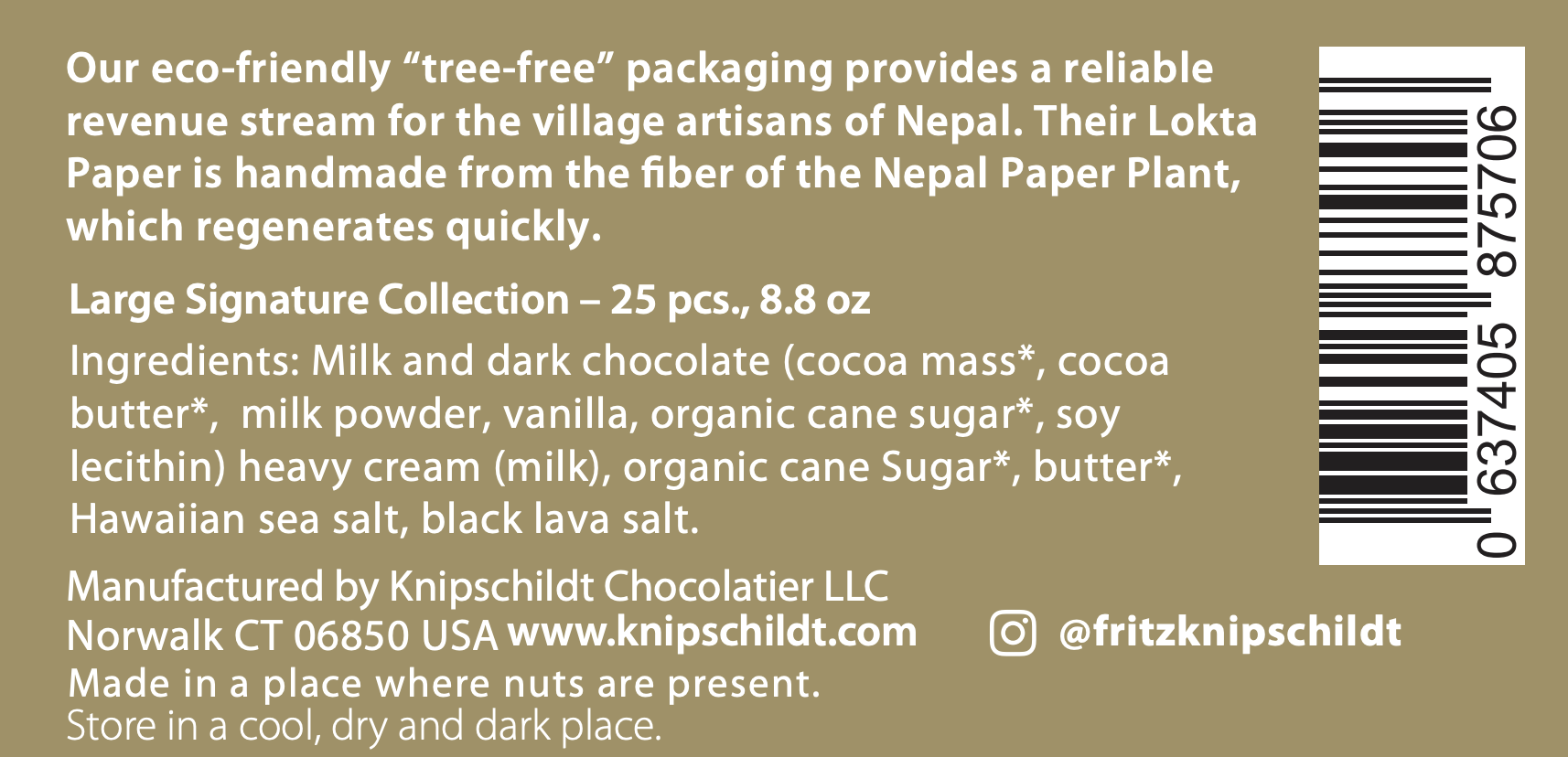 (25 Count) Knipschildt Chocolatier Caramel & Sea Salt - Gallery 11