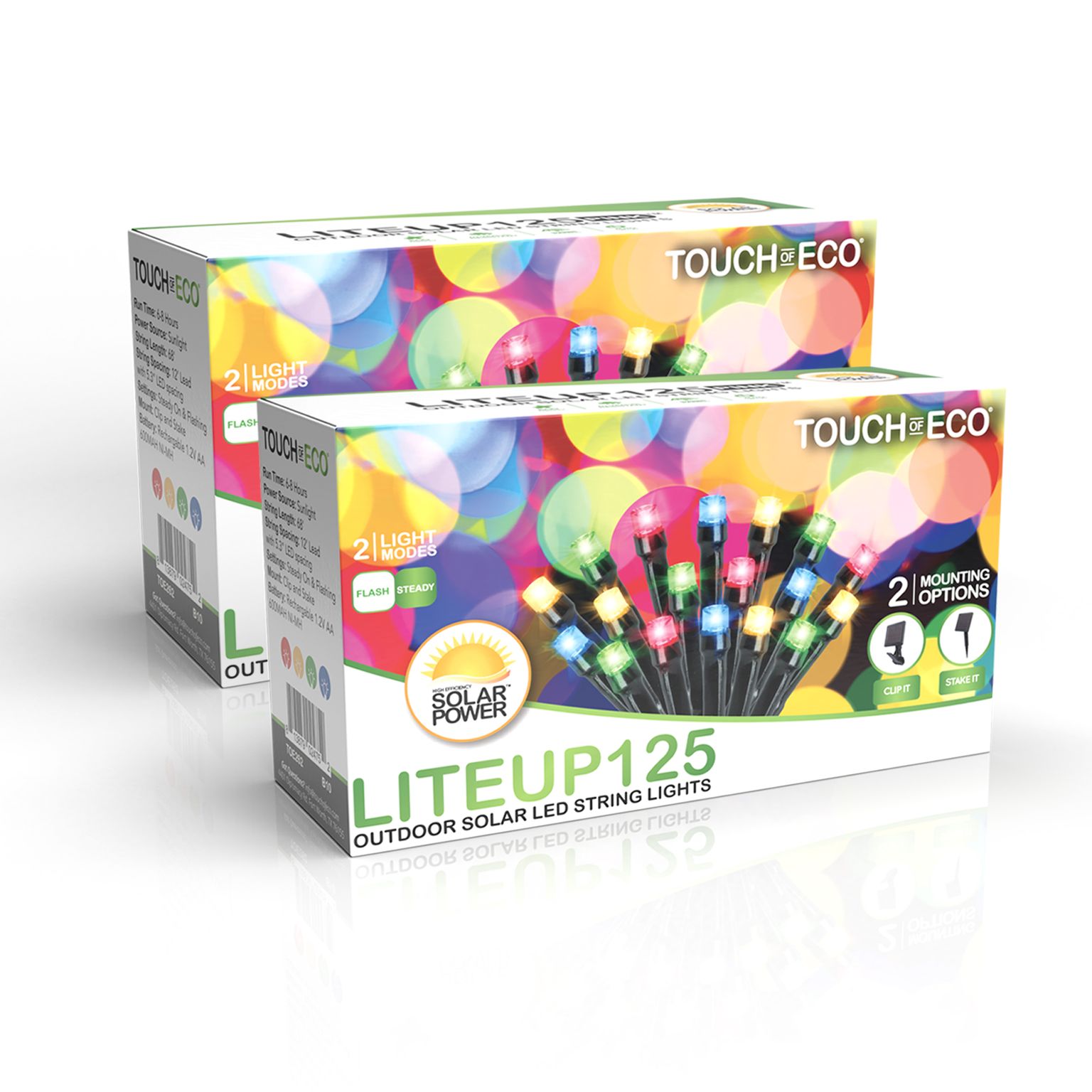 Solar LITEUP125 String Lights Multi Color - Gallery 14