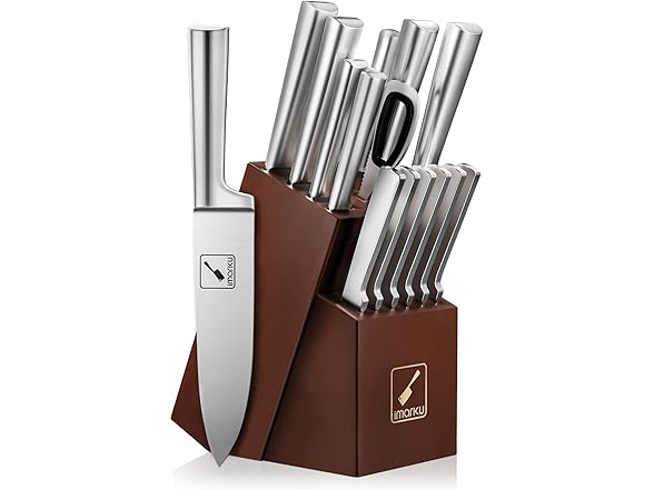 imarku 15 Pieces Knife Set