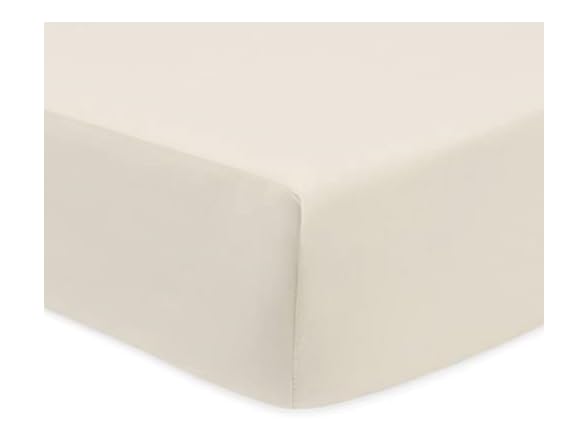 American Baby Company Crib Sheet, Cream