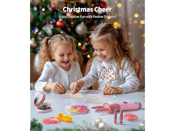 Geyiie Girl's Hair Styling Toy 2 Pack