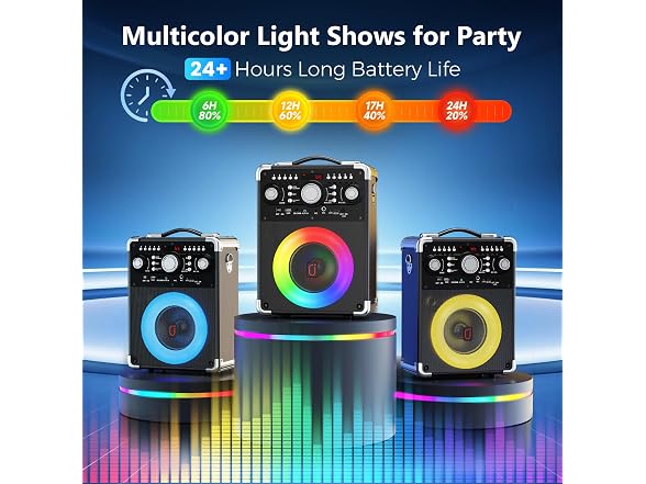 HWWR Bluetooth Karaoke Machine