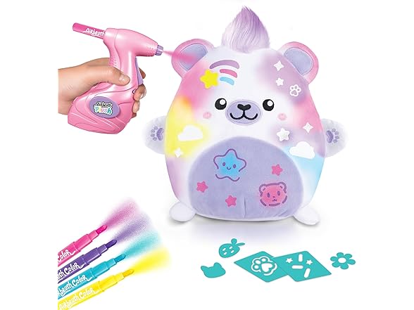 Canal Toys Airbrush Plush Kawaii Squish Bear