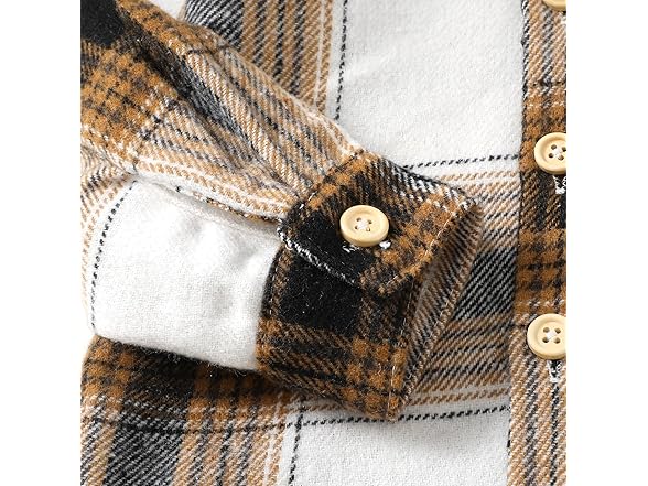 Toddler Flannel Plaid Button Shirt
