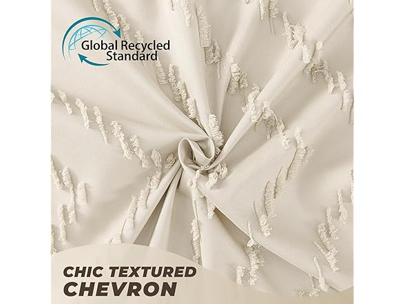 TURKIO Shower Curtain 72x72 Beige