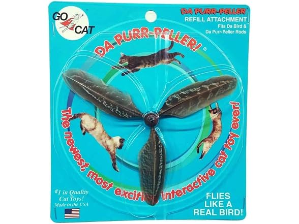 Go Cat Da Purr-Peller Teaser Wand Lure Attac