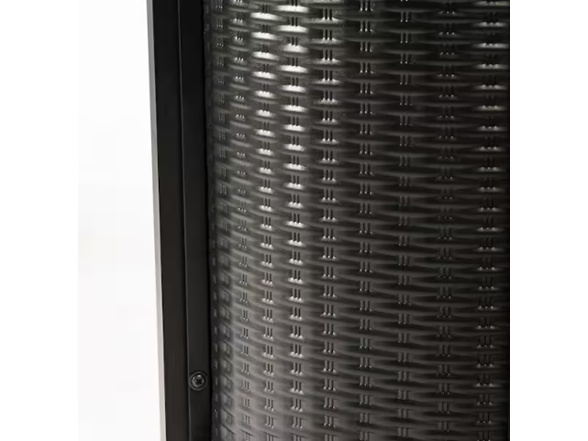 Amity 31.7" Black Round Fire Table Steel Lid