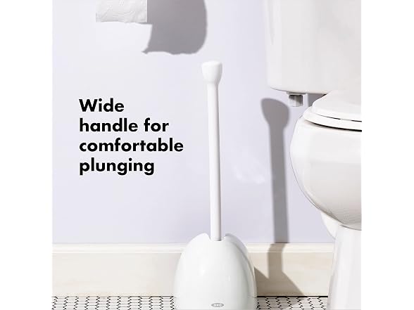 OXO Good Grips Toilet Plunger with Cover
