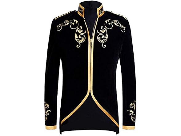 Pyjtrl Men (L) Stylish Court Prince Velvet Jacket