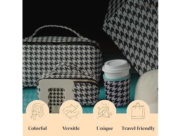 Karma Jumbo Travel Toiletry Bag Argyle