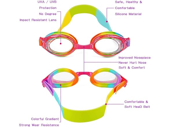 ProChosen Kids Swim Goggles, Swim Goggles Goggl