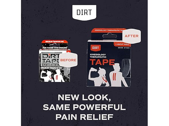 DIRT Tape, Premium Cotton Black w/Logo