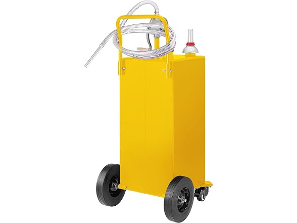 30 Gallon Fuel Caddy, Gas Storage Tank & Yellow