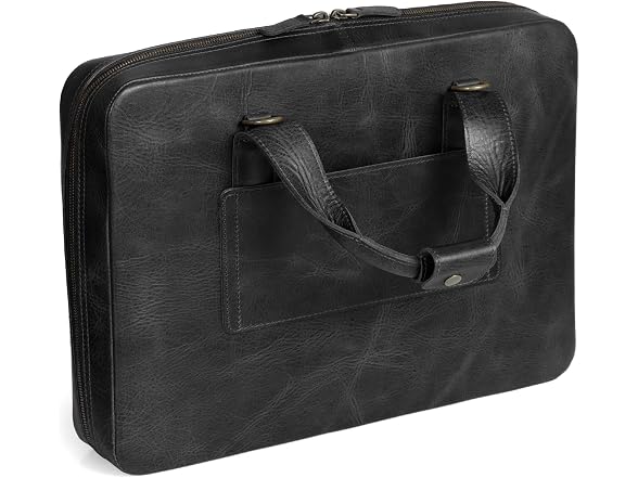 Londo Genuine Leather Organizer Satchel