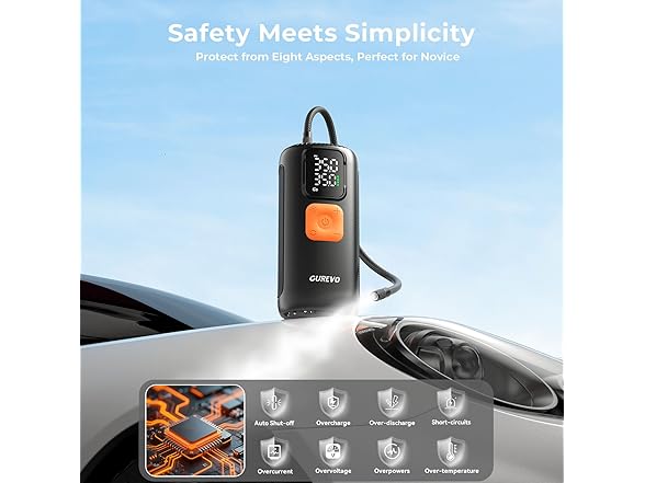 Gurevo Tire Inflator | 160PSI