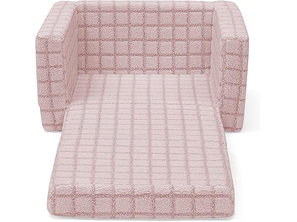 Delta Children Checkered Cozee Flip-Out Kids Chair