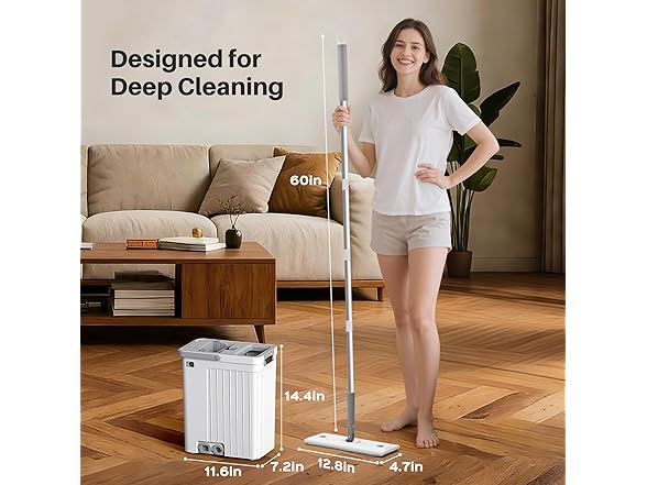 Mop & Bucket Set w/ AUTO Pump