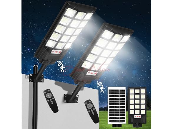 Brightever 8500K Solar Street Lights Outdoor - Gallery 2