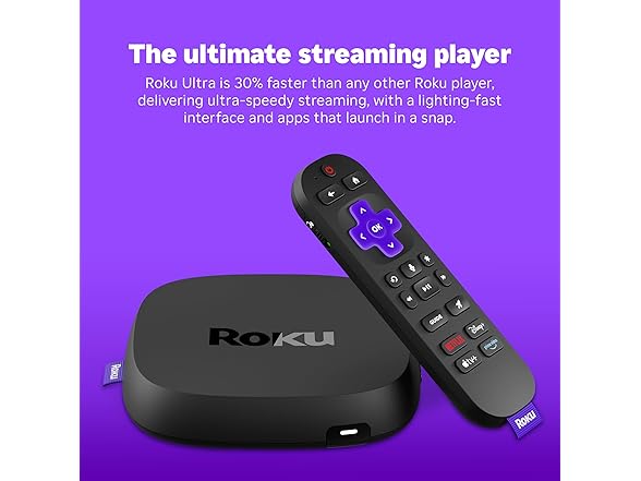 Roku Ultra - Ultimate Streaming Player - 4K Streaming Device (Open Box)