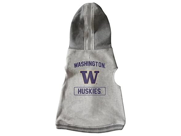 UW Huskies Pet Hoodie Med