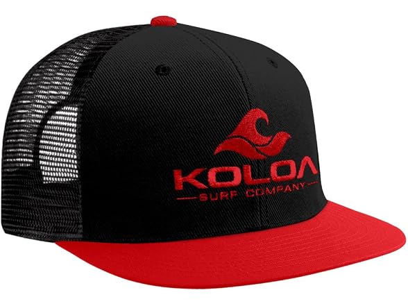 Joe's USA Men (OS) Koloa Surf Mesh Back RedLogo