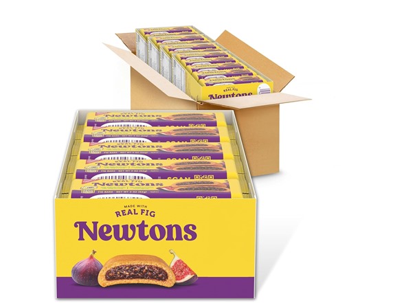 NEWTONS Soft Baked Real Fruit Fig Bars Fig Cookies