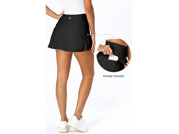 Icyzone Women (XL) Athletic Tennis Skirts Shorts