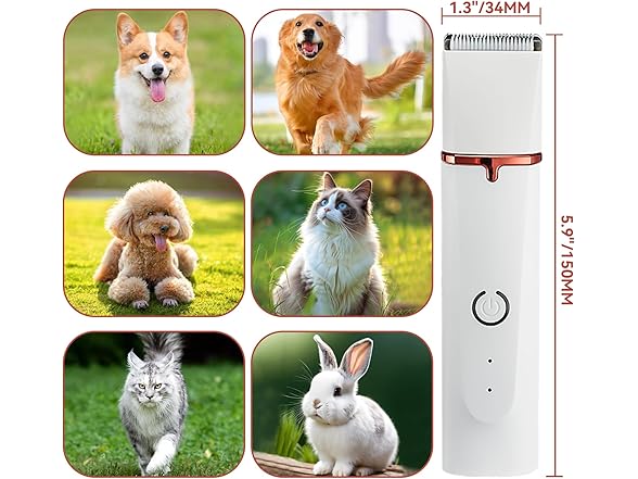 3-in-1 Cordless Pet Grooming Kit
