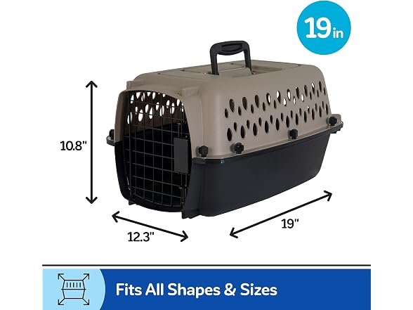 Petmate Vari Dog Kennel, Carrier, XS 19in