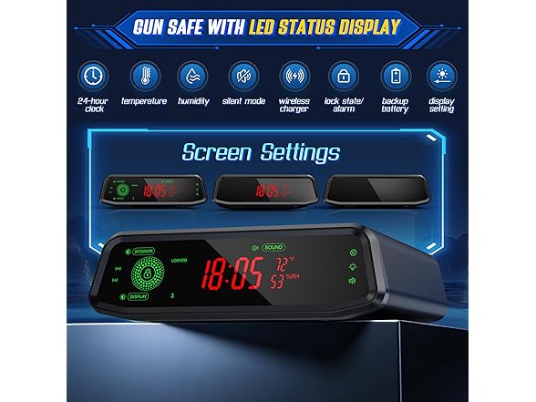 TRRKO Biometric Gun Safe for Handgun