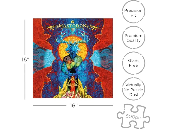 Mastodon Blood Mountain (500 Piece Jigsaw Puzzle)