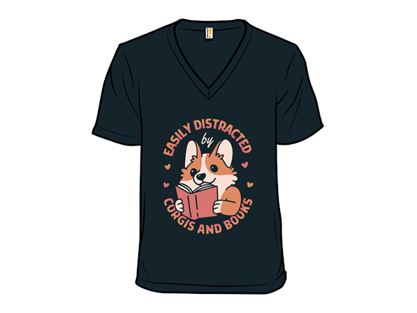 Easily Distracted by Corgis and Books