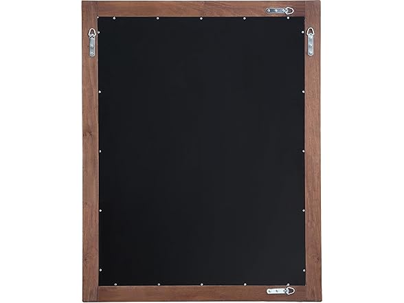Maxine Brown Wood Veneer & Iron Mirror