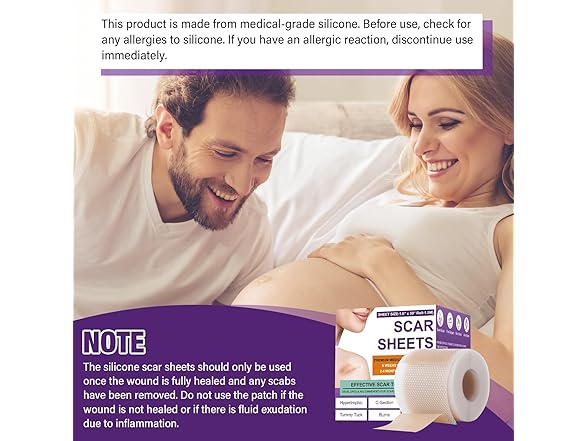 Silicone Scar Sheets (1.6"X59" Roll-1.5M)