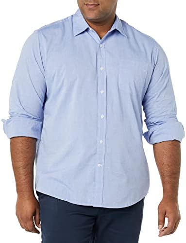 Amazon Essentials Mens LS Casual Poplin Shirt - Gallery 38