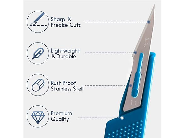 Medicure Disposable Scalpels-Multi Sizes