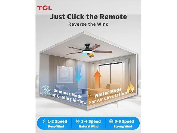 TCL 52 Low Profile Ceiling Fan w/ Light - Gallery 3