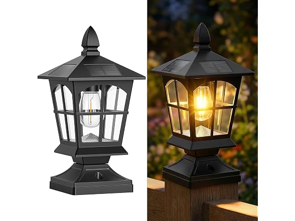 Brightever Edison Solar Post Light