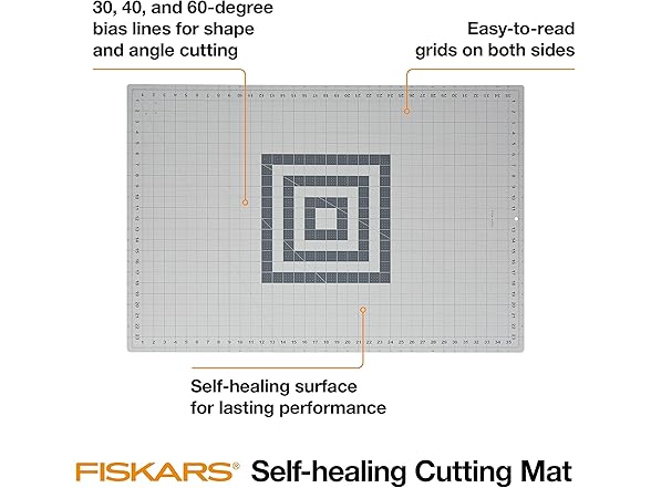 Fiskars Self Healing Cutting Mat 24x36