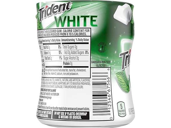 Trident White Spearmint 60ct