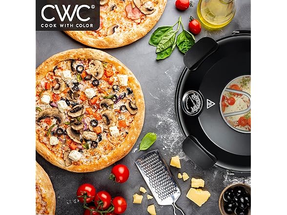Cook With Color Electric Indoor Pizza Oven