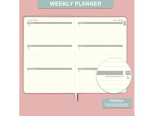 Lemome Planner 2026-2027 - Weekly and Monthly