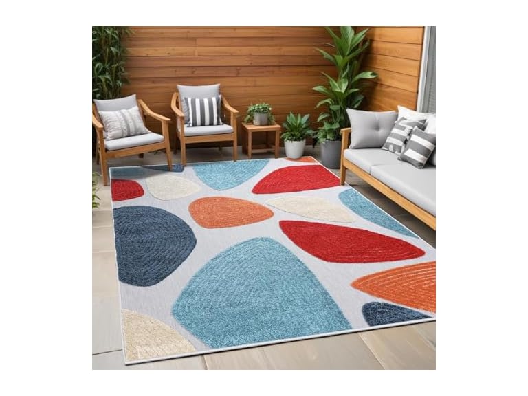 Superior 6X9RUG-TULIP-MC 6'X9' 6X9RUG-TULIP-MC Multicol