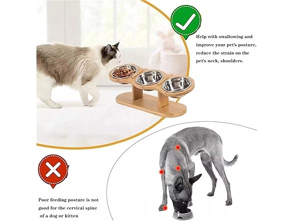 SPXTOM Cat Feeding Station