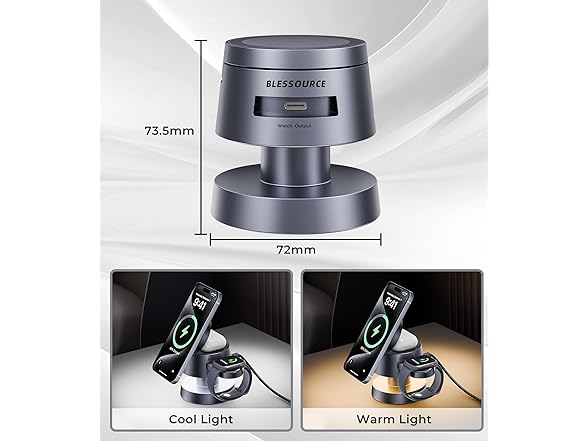 4 in 1 Wireless Charging Station | Lamp