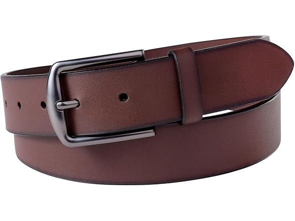 KM Legend Men Leather Dress Work Business Belt