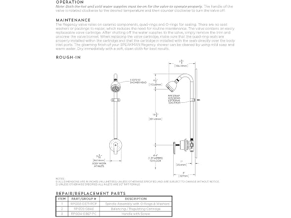 Speakman S-1496-AF Sentinel Mark II Shower